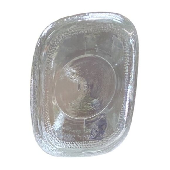 Vintage 64 Oz Glass Bottle With Gold Lid - Picture 3 of 7